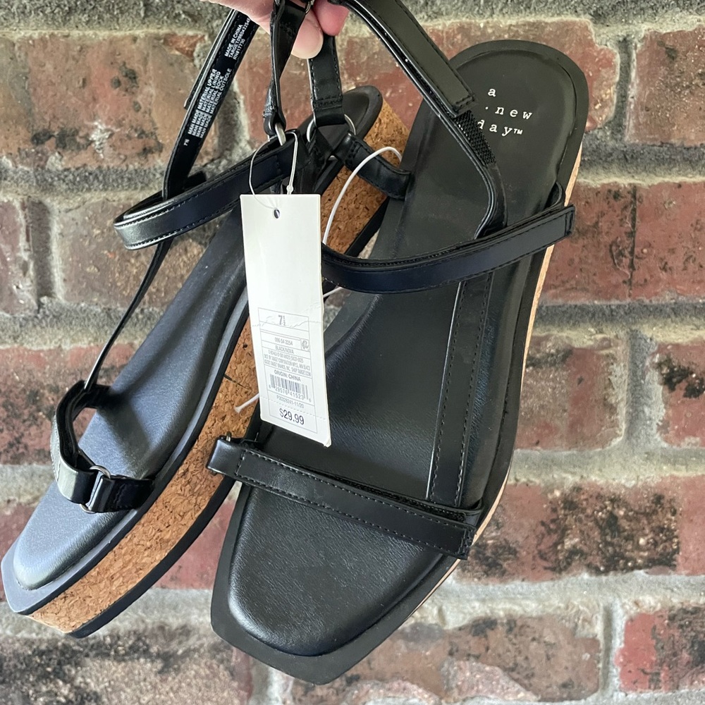 Target Black Sandals - Picture 3 of 6
